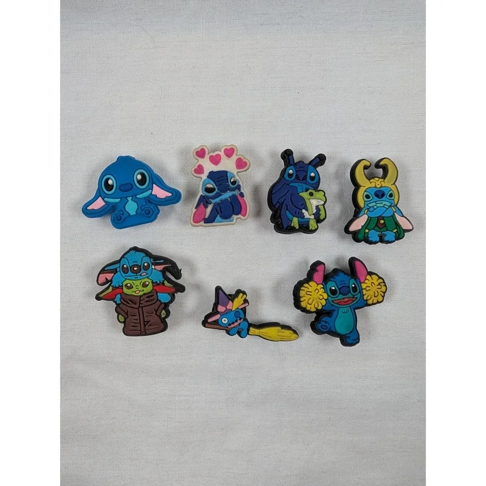 Lilo & Stitch Shoe Charms Lot of 7